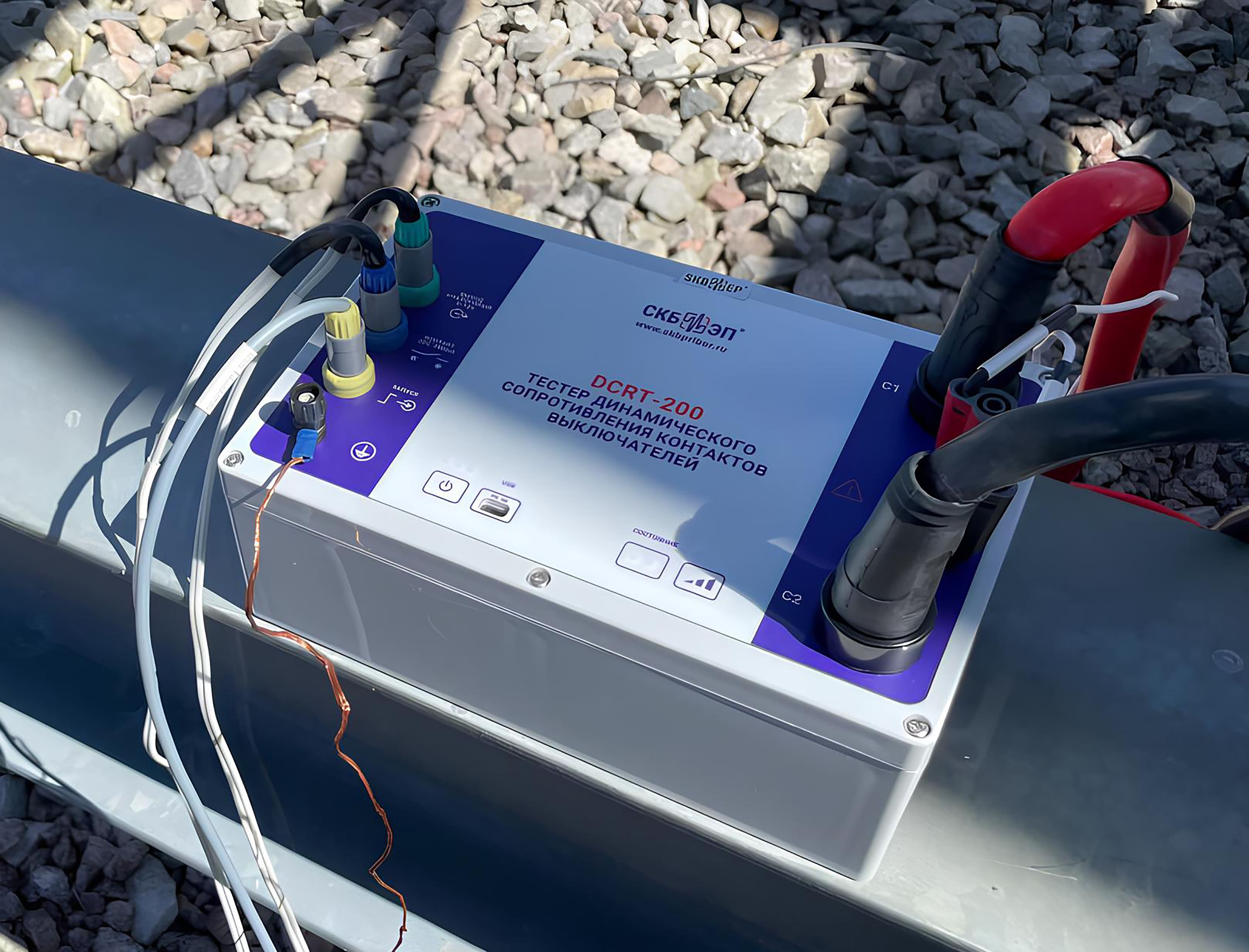 Практическое применение метода DCRM: Диагностика дугогасительных контактов элегазовых выключателей прибором DCRT-200